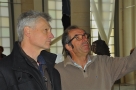 Jean-Paul Minster et Alain Goisbault, deux des 27 artistes de l'exposition "16 premiers romans, 27 artistes"