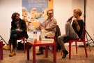café littéraire "Les territoires de la langue" avec Jean-Marie Blas de Roblès et Marlène Tissot, animé par Damien Aubel