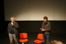 Gérard Mordillat et Antoine Licoine d'Atmosphères 53 avant la projection de "Mélancolie Ouvrière"