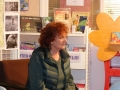 Claudie Hunzinger à la bibliothèque municipale de Saint-Berthevin - 5 février 2015